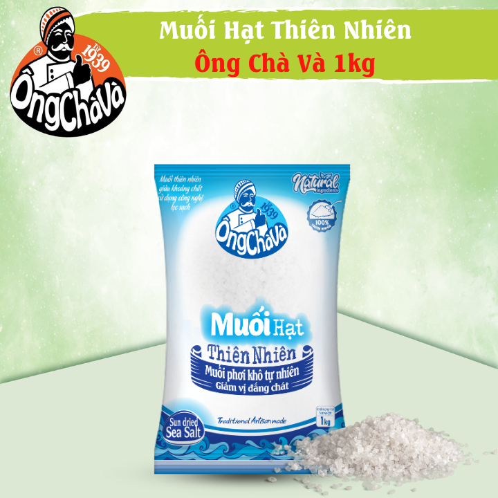 Muối Hạt Thiên Nhiên Ông Chà Và 1kg (Sun dried Sea Salt)