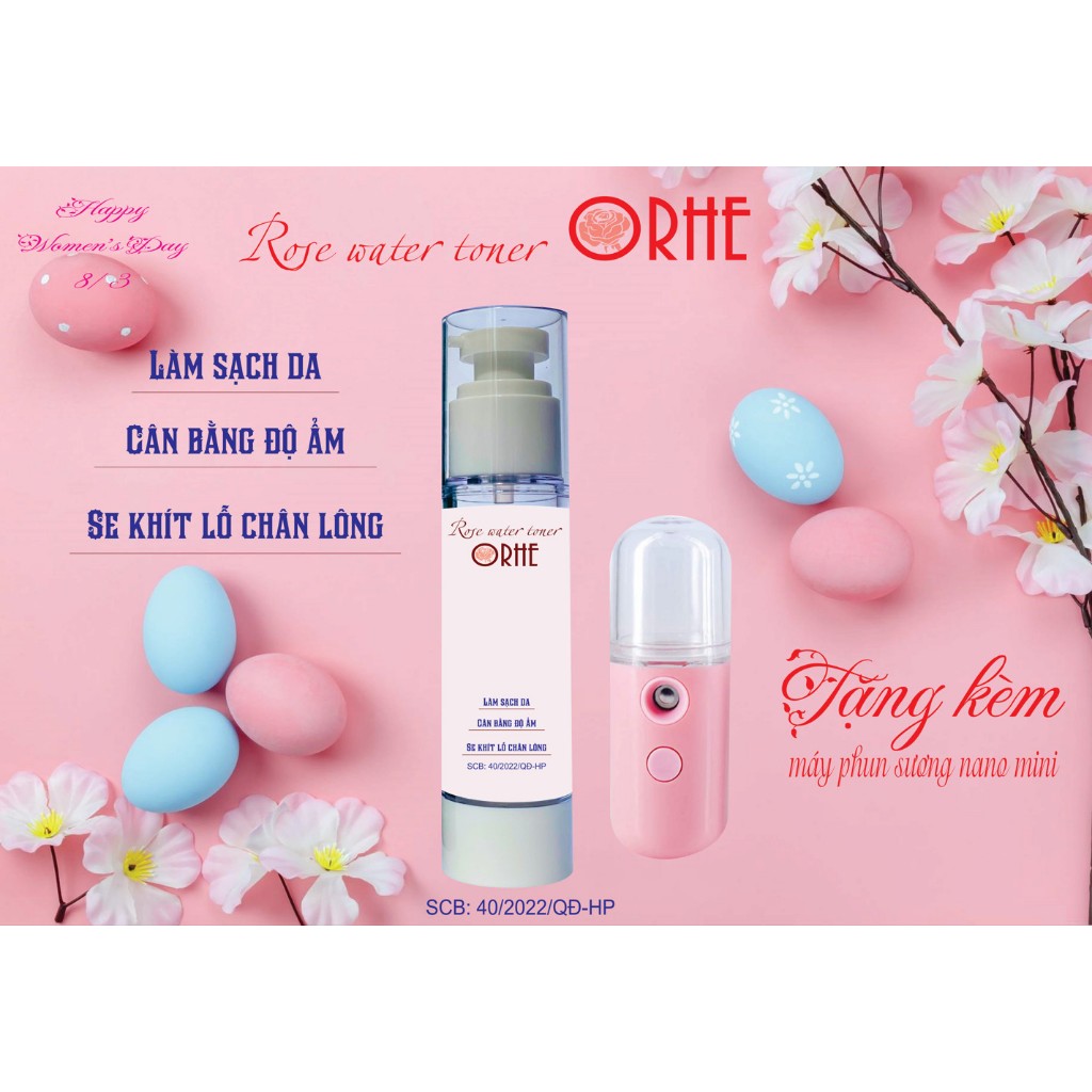 Nước hoa hồng Rose water toner