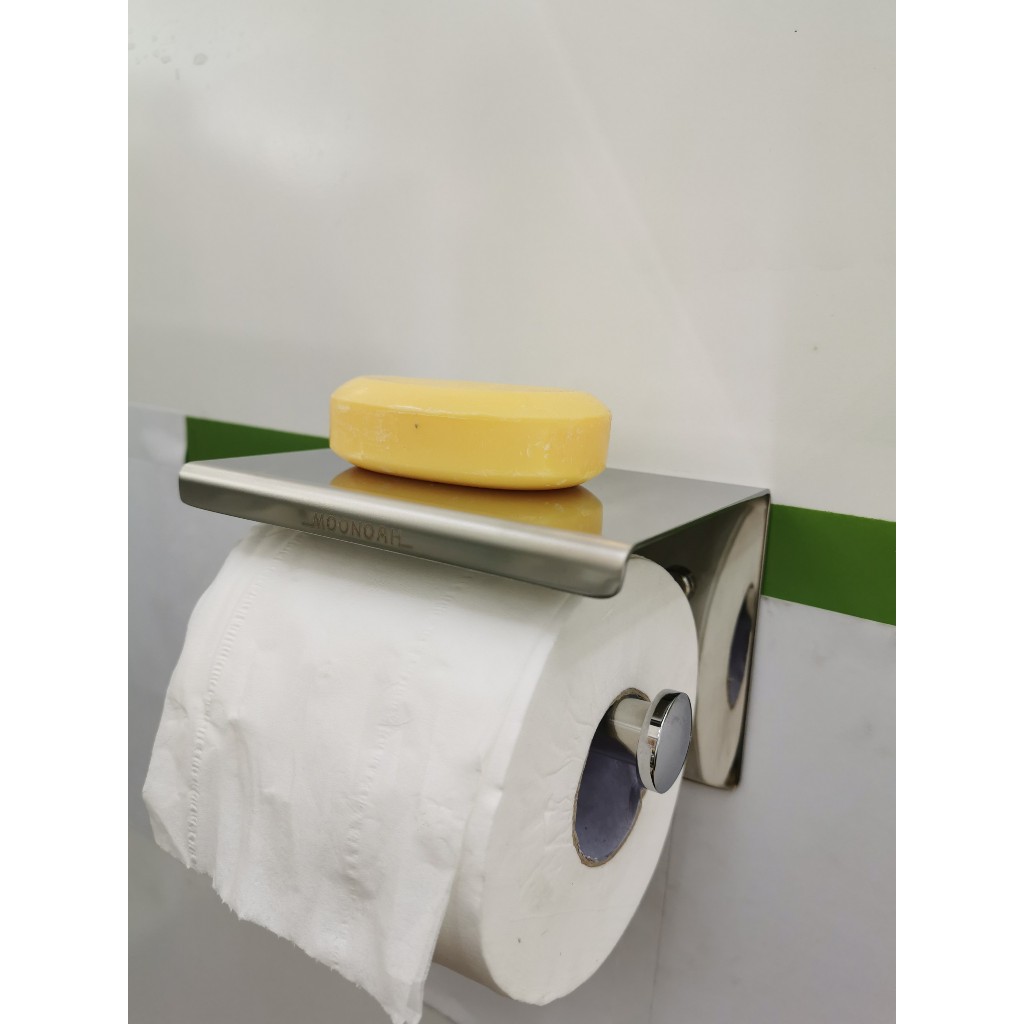 Lô đựng giấy vệ sinh  inox 304 bóng gương, thiết bị nhà tắm chống bắn nước