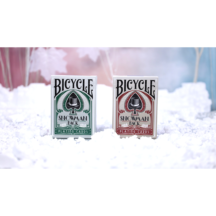 Bộ bài tây, bài ảo thuật Bicycle Snowman Playing Cards by US Playing Card - Hàng Chính Hãng