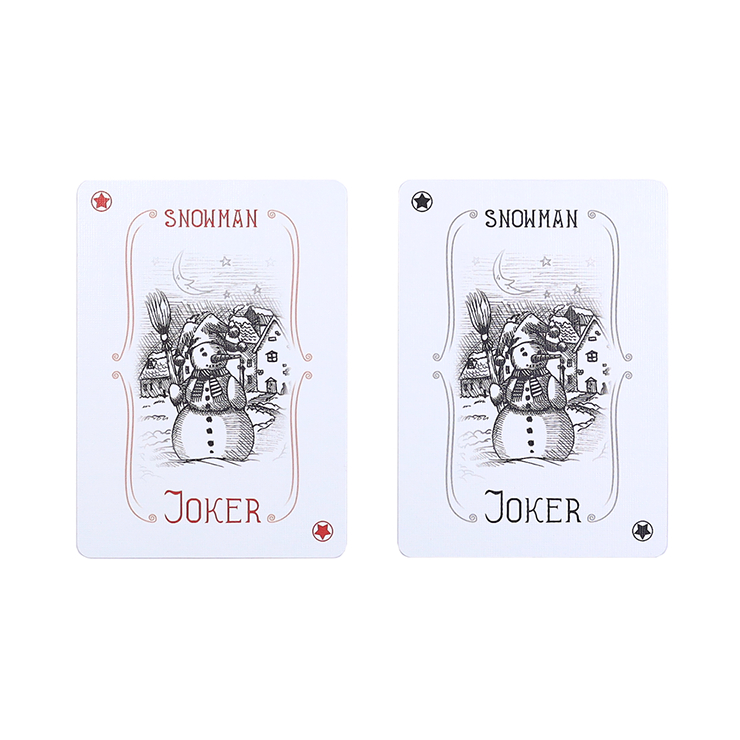 Bộ bài tây, bài ảo thuật Bicycle Snowman Playing Cards by US Playing Card - Hàng Chính Hãng
