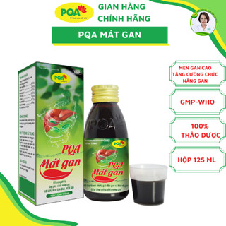 PQA Mát gan thảo dược hỗ trợ mát gan, thanh nhiệt, giải độc, giải uất, hạ men gan. Hộp 125ml