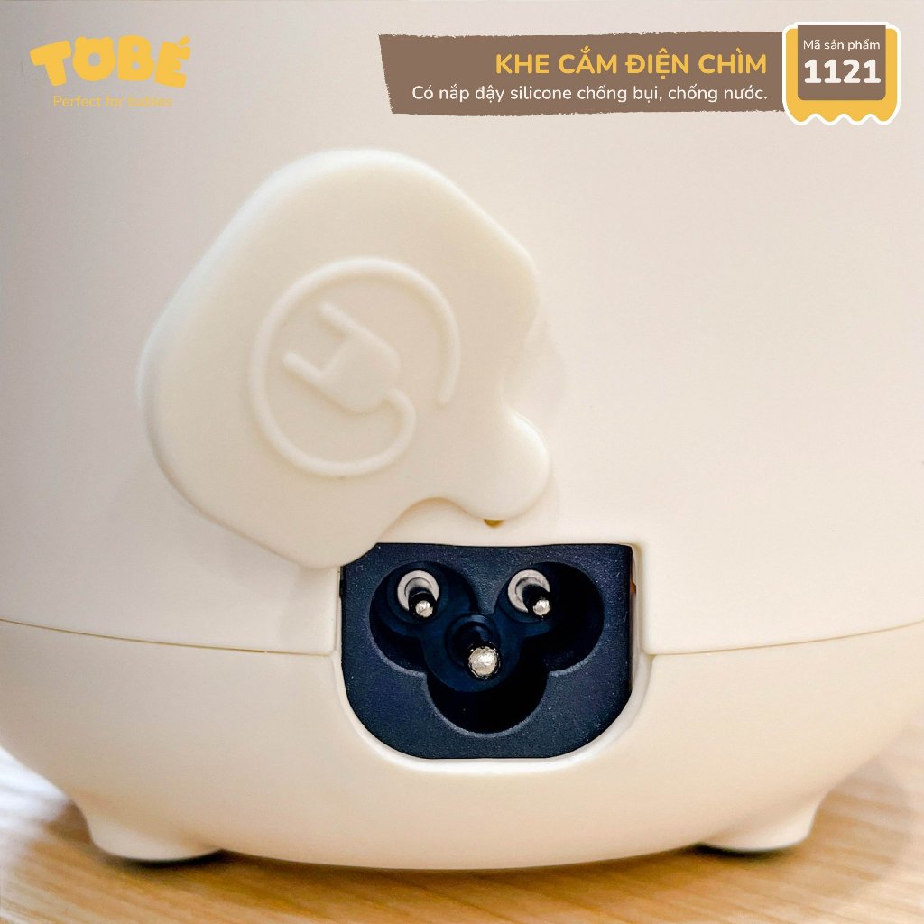 Bình nấu cháo Bambi dung tích 0.8L tiện lợi khi đi ra ngoài cho bé và cả gai đình Lunakidsbaby