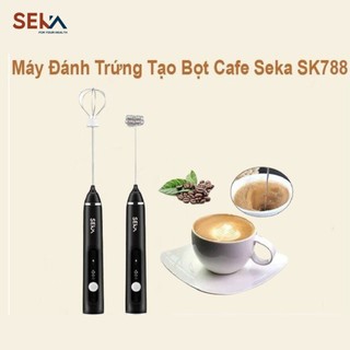 Máy tạo bọt cà phê cầm tay seka sk-788 kèm sạc tiện lợi hàng chính hãng
