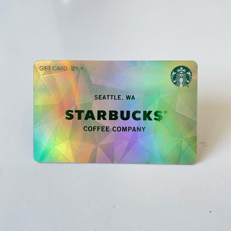 0002 THẺ SEATTLE, WA STARBUCKS NHỰA CN, thẻ trầy nhiều (thẻ đã sử dụng, dùng để sưu tầm)