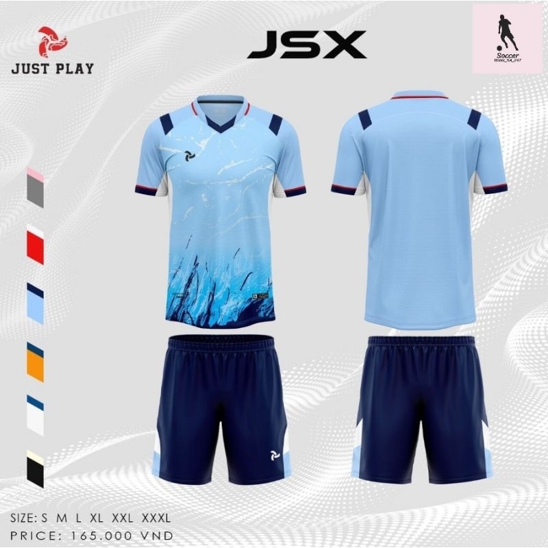 BỘ QUẦN ÁO BÓNG ĐÁ JUSTPLAY JSX