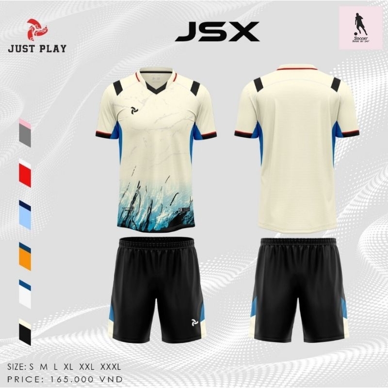 BỘ QUẦN ÁO BÓNG ĐÁ JUSTPLAY JSX