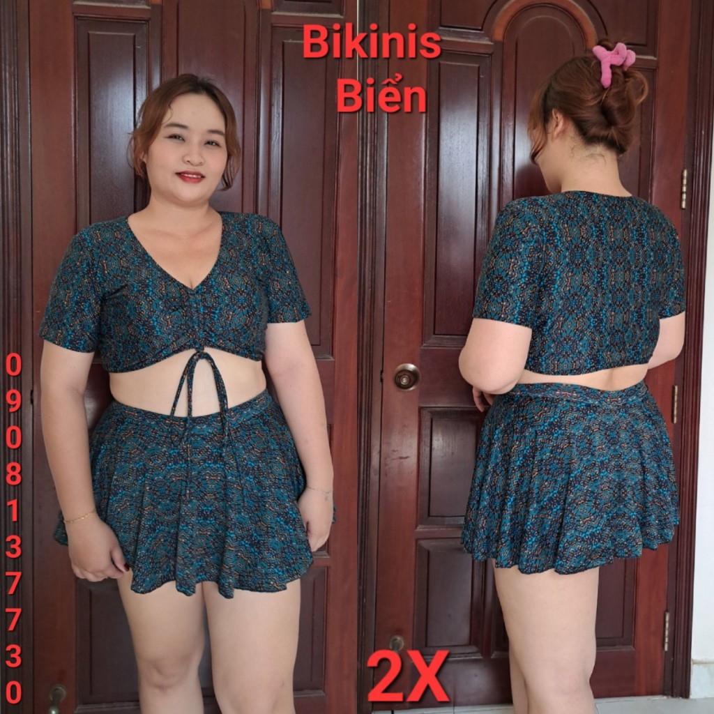 Bikini áo rút bigsize