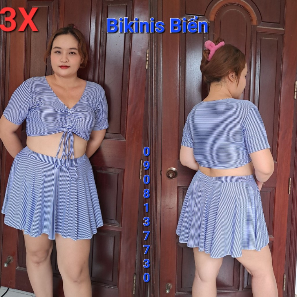 Bikini áo rút bigsize