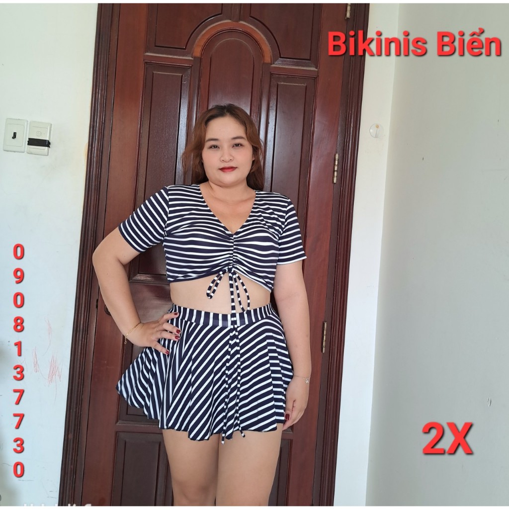 Bikini áo rút bigsize