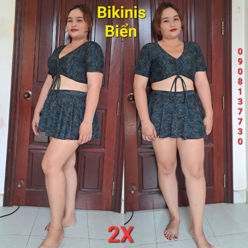 Bikini áo rút bigsize