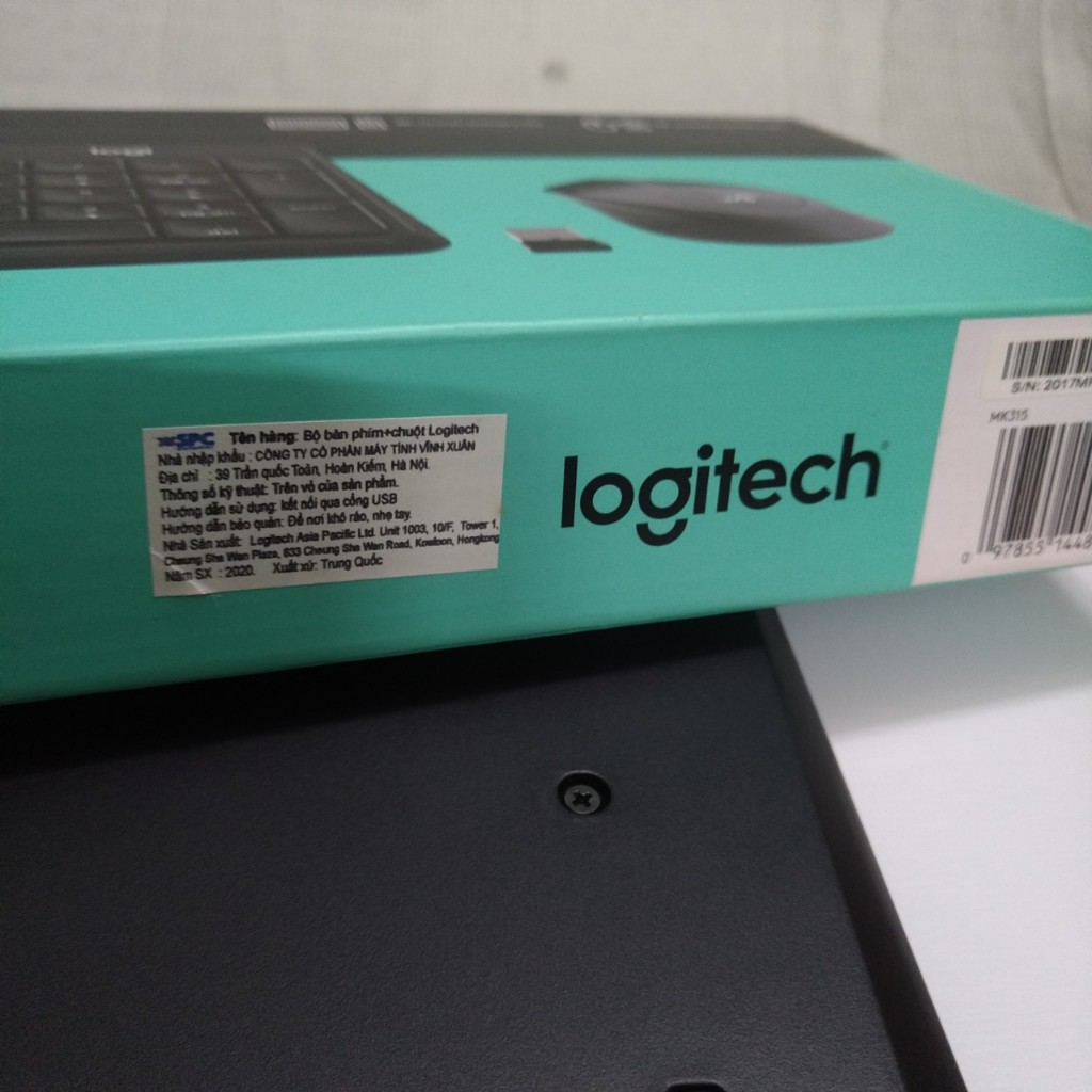 Combo bàn phím chuột Logitech MK315 SILENT - Full box đã qua sử dụng - chính hãng