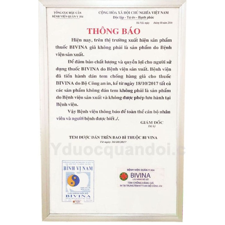 BÌNH VỊ NAM CHUẨN 354 VỀ DẠ DÀY