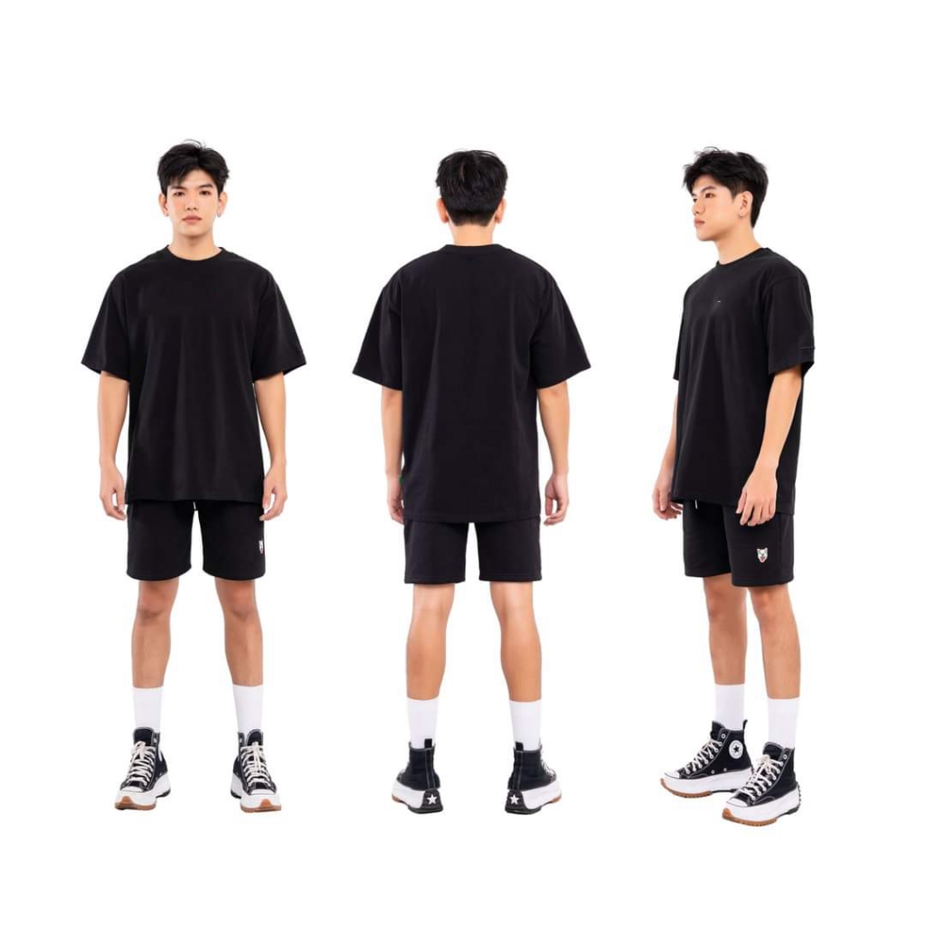 Áo Thun Tee Trơn LeeUni Nam Nữ Form Rộng, Chất Vải Cotton 100%