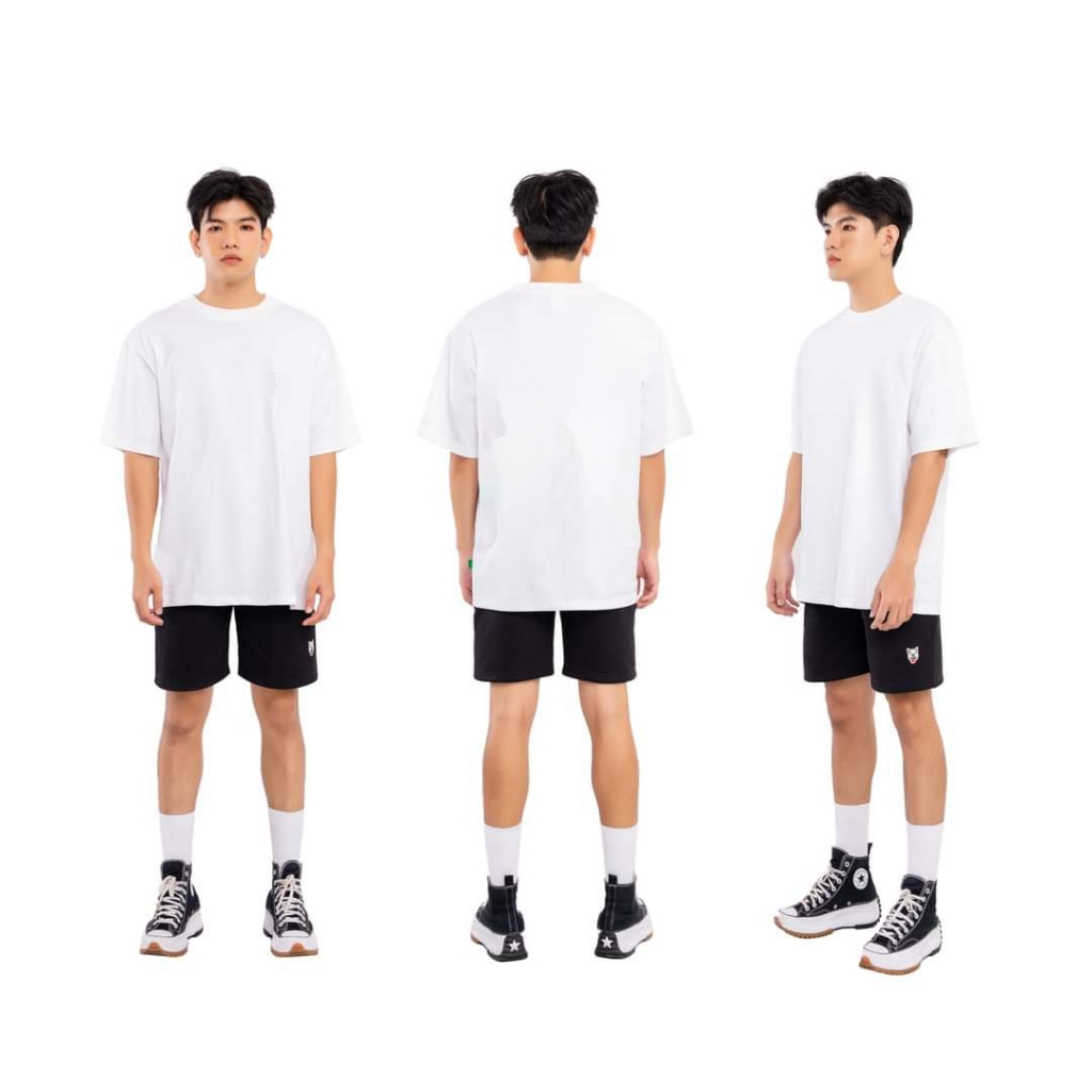 Áo Thun Tee Trơn LeeUni Nam Nữ Form Rộng, Chất Vải Cotton 100%