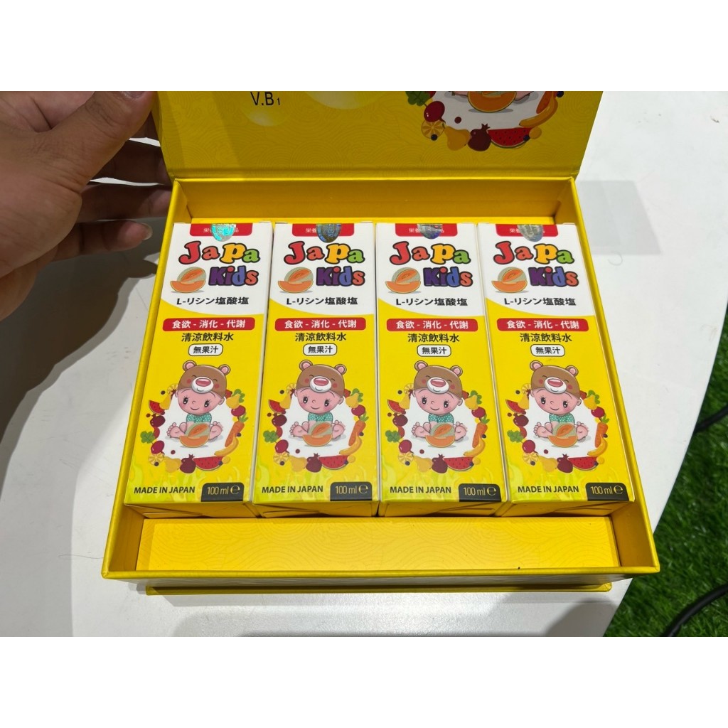 Combo mua 3 Tặng 1 siro ăn ngon Japa kids lọ 100ml cải thiện tầm vóc cho bé hỗ trợ biếng ăn tăng cân
