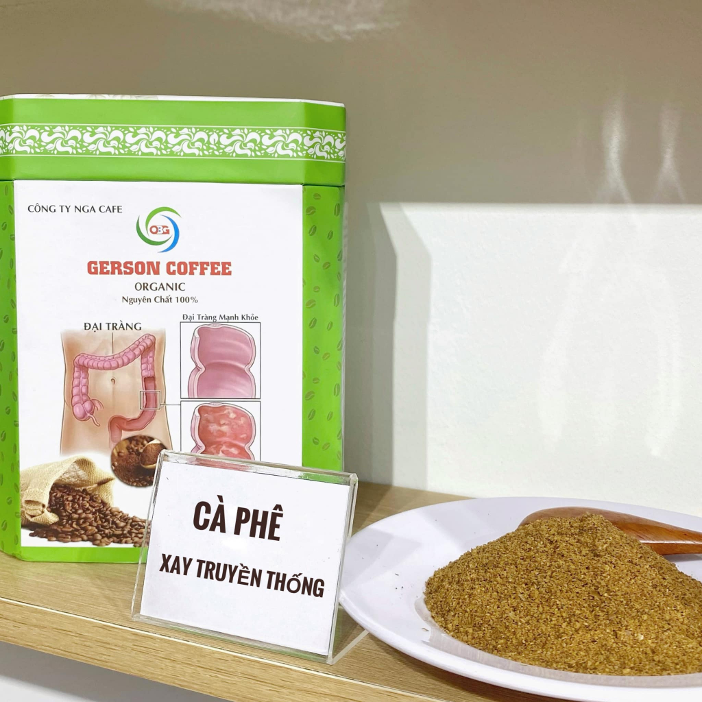 Cà Phê Thải Độc GERSON COFFEE Xay Truyền Thống  - Bộ Dụng Cụ Thải Độc Đại Tràng PT MEDICAL