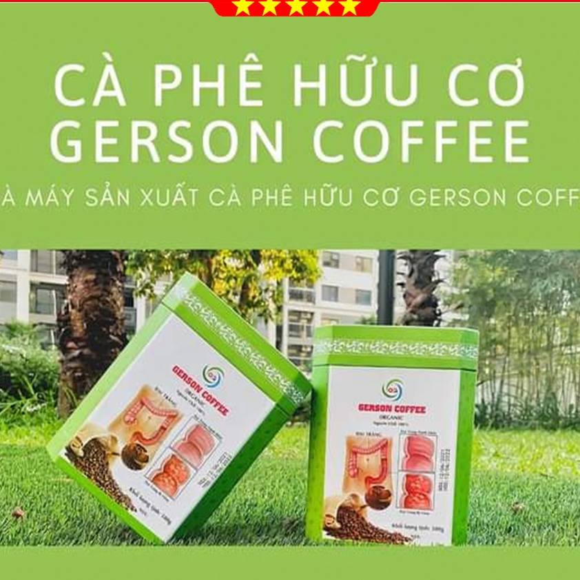 Cà Phê Thải Độc GERSON COFFEE Xay Truyền Thống [Hộp 500G] - Bộ Dụng Cụ Thải Độc Đại Tràng PT MEDICAL