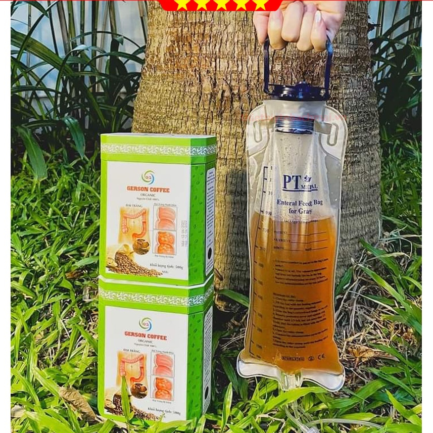 Cà Phê Thải Độc GERSON COFFEE Xay Truyền Thống  - Bộ Dụng Cụ Thải Độc Đại Tràng PT MEDICAL
