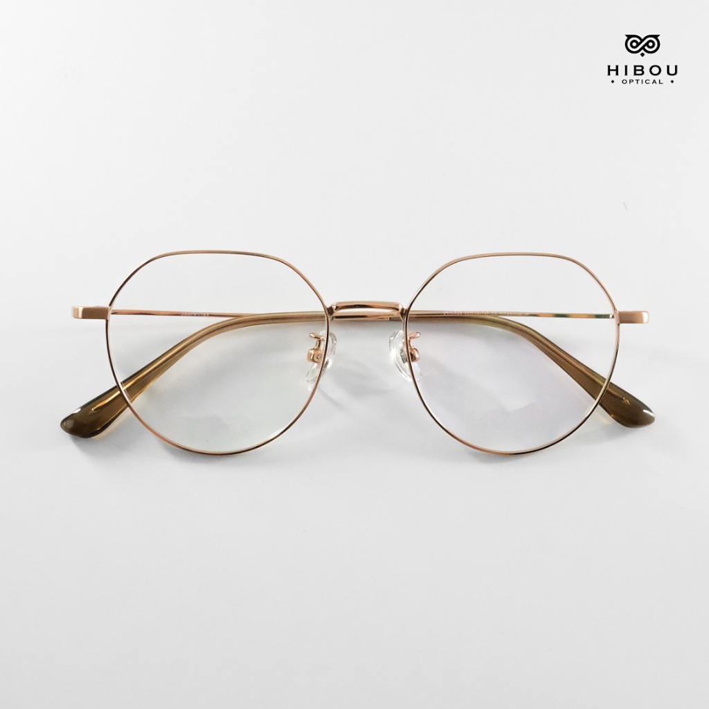 Gọng kính cận oversized nam nữ ZT0049 - Hibou Optical tặng kèm hộp và khăn lau kính chuyên dụng