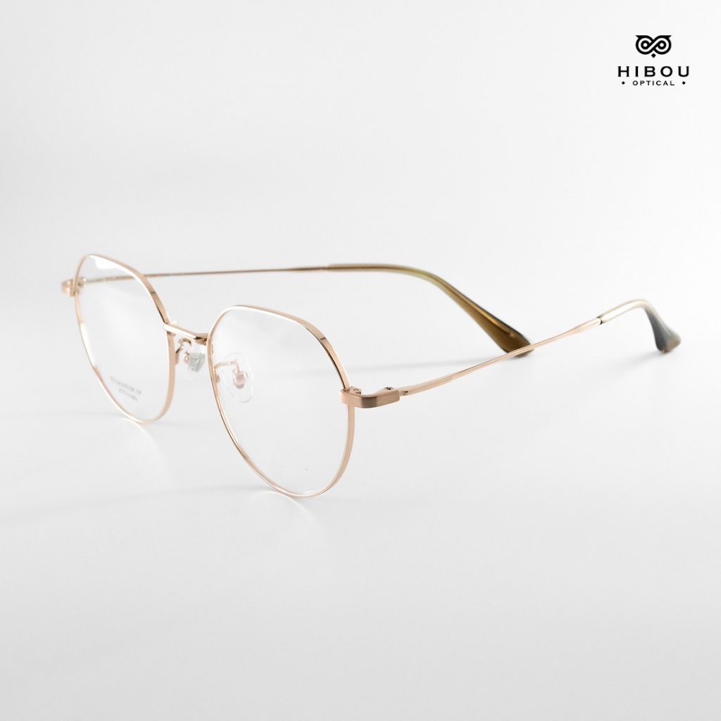 Gọng kính cận oversized nam nữ ZT0049 - Hibou Optical tặng kèm hộp và khăn lau kính chuyên dụng