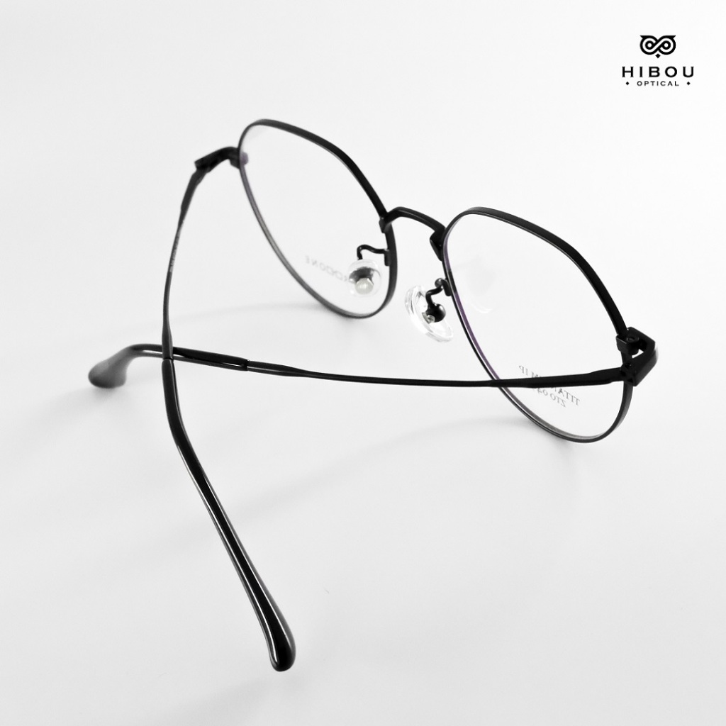 Gọng kính cận oversized nam nữ ZT0049 - Hibou Optical tặng kèm hộp và khăn lau kính chuyên dụng