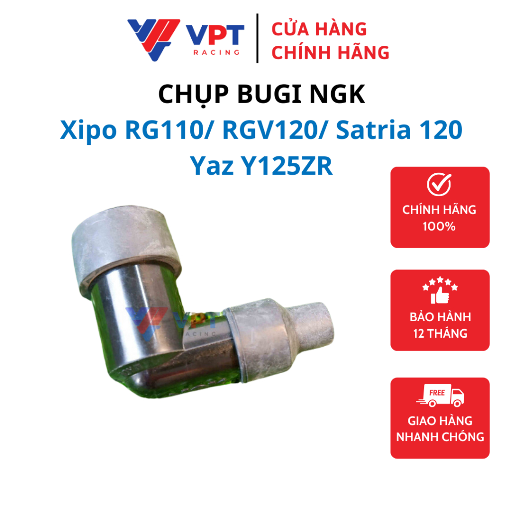 Chụp Bugi NGK Xipo RG110 / RGV120 / Satria120 / Yaz Y125ZR   P.CAP-NGK