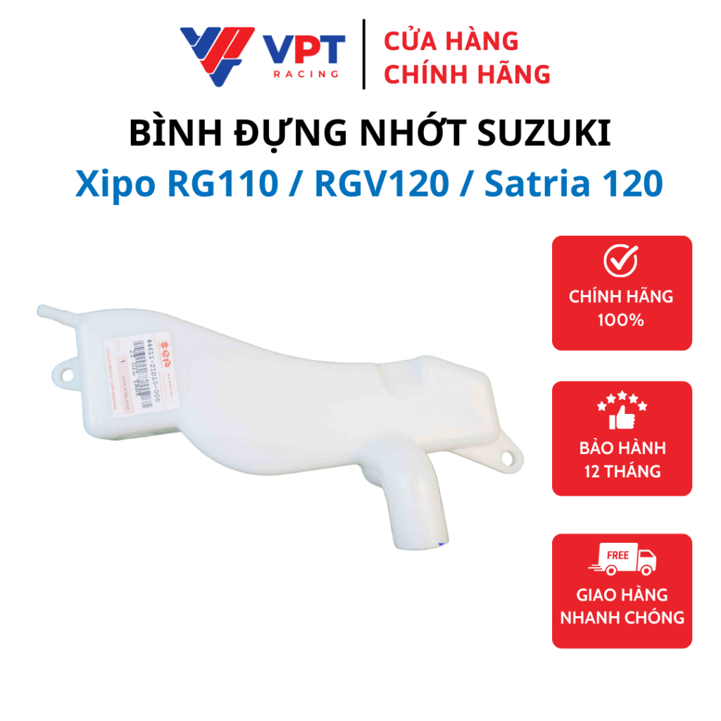 Bình đựng nhớt Suzuki cho xe Xipo RG 110 / RGV 120 / Satria 120