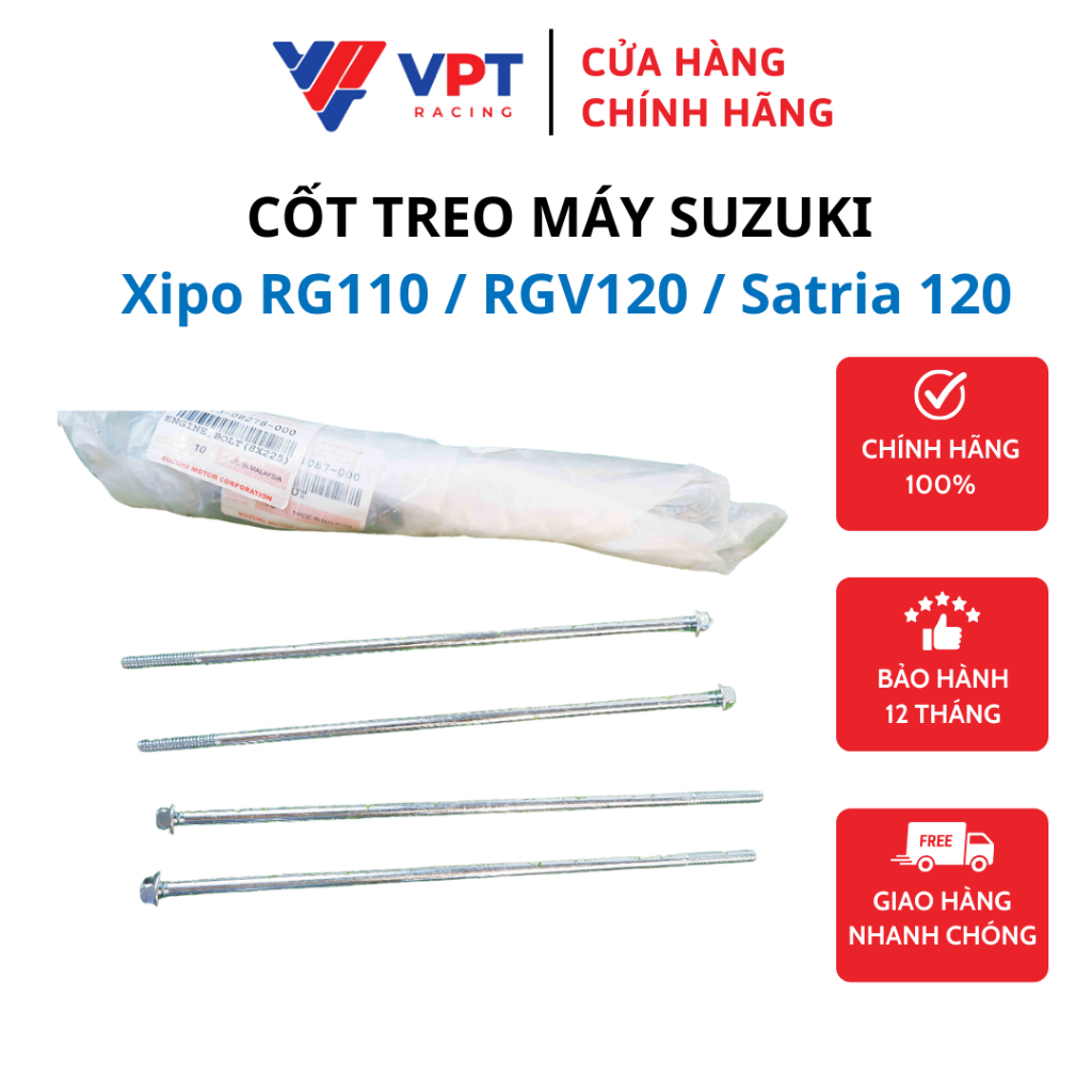 Cốt treo máy Suzuki cho xe Xipo RG 110 / RGV 120 / Satria 120