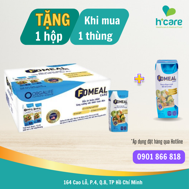TPBS Orgalife Fomeal Care 250ml - Dinh dưỡng trọn vẹn cho người cao tuổi và trung niên