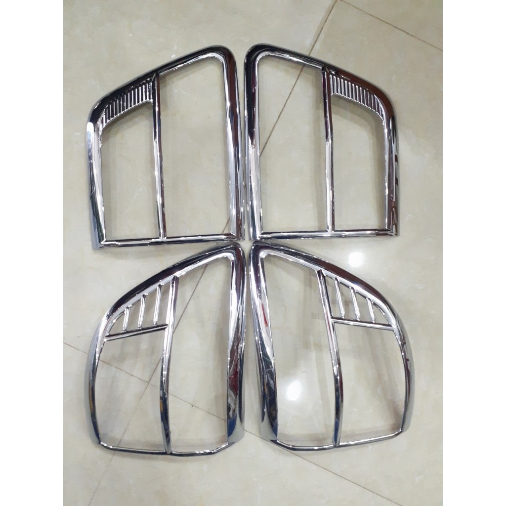 Ốp viền đèn mạ Crom Toyota Fortuner 2008 2009 2010 2011 Ốp đèn Pha Hậu, op den pha hau truoc sau xi ma