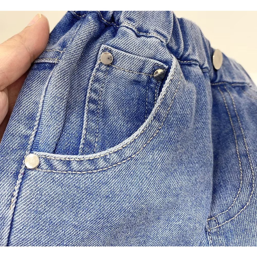 SHORT JEAN BÉ TRAI VẢI MỀM