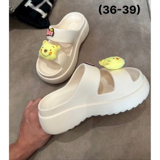 Y36_ dép bánh mì 2 quai độn đế 7cm chất liệu EVA cao cấp