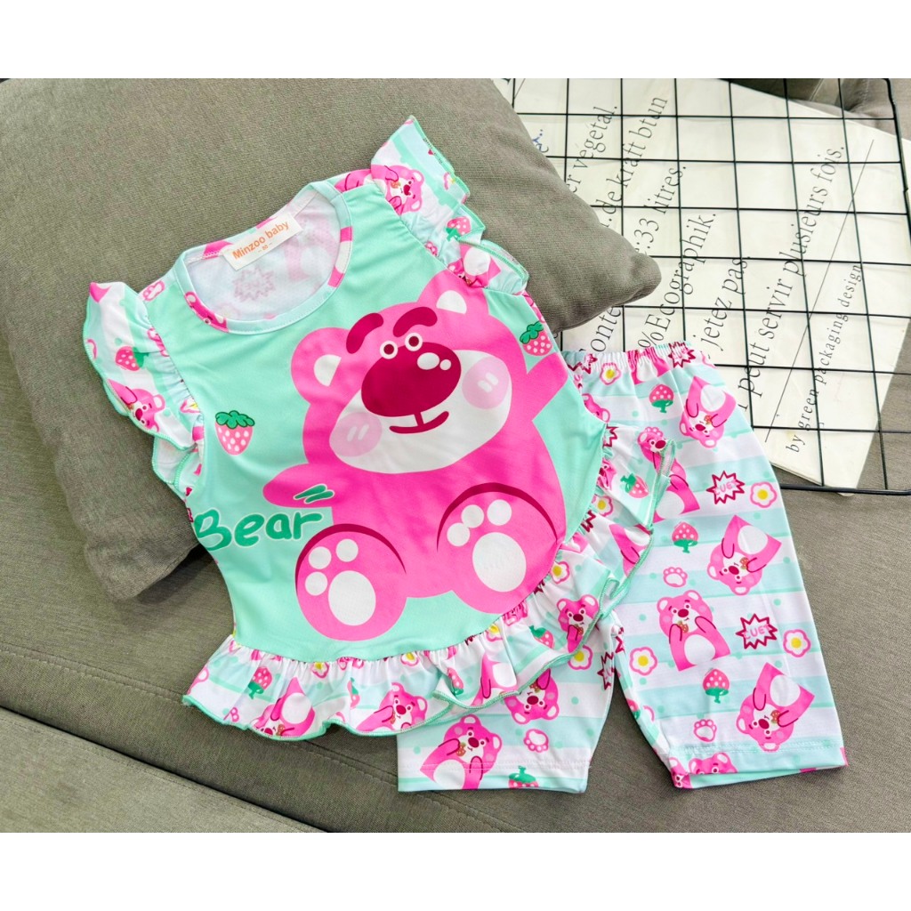BỘ NGẮN BÉ GÁI TAY CÁNH TIÊN