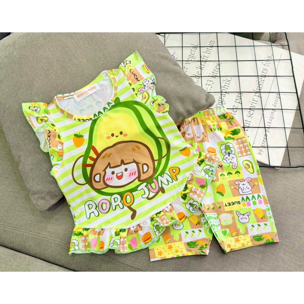 BỘ NGẮN BÉ GÁI TAY CÁNH TIÊN