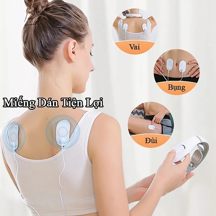 Máy massage Xiaomi Leravan LJ-U8 xung điện kích thích lưu thông khí huyết, giảm đau mỏi đa vùng cổ, vai, gáy