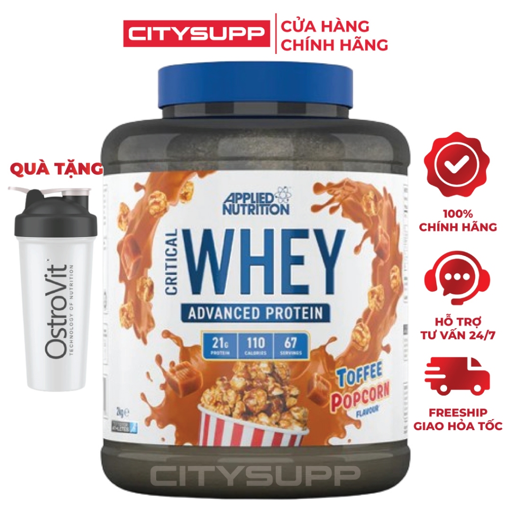 Critical Whey | Applied Nutrition | Hỗ Trợ Phục Hồi và Xây Dựng Cơ Bắp