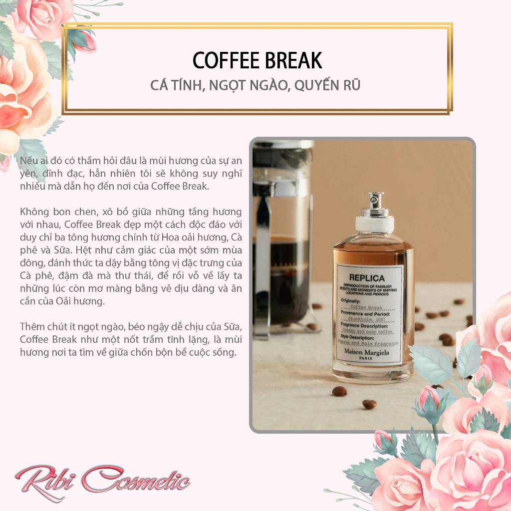 Nước Hoa Unisex Jazz Club/When The Rain Stop/Lazy Sunday Morning/By Fireplace/Beach Walk/Coffe Break/Wicked Love/Whisper