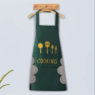 Tạp dề cooking có túi chống thấm nước