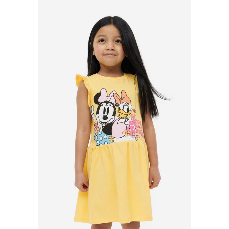 Váy cotton HM auth săn sale bé gái 1 đến 10 tuổi