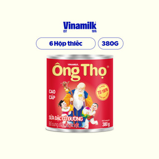 Combo 6 Hộp Sữa đặc có đường Ông Thọ đỏ Hộp thiếc 380g