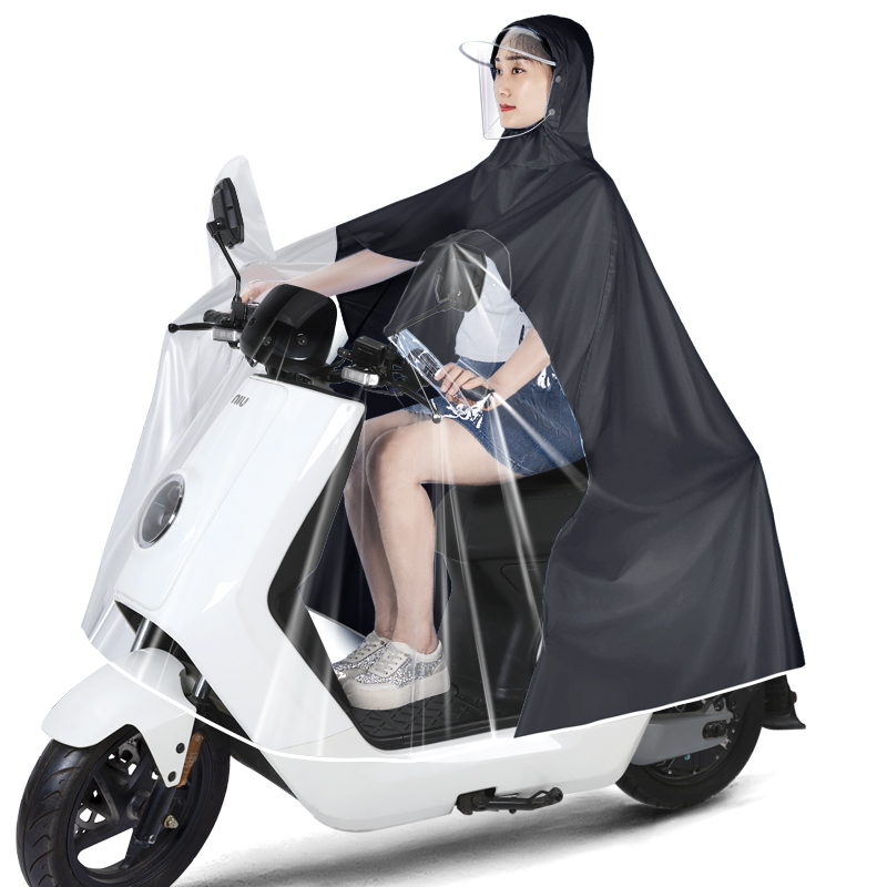 Áo mưa Trong Suốt đi xe máy nam nữ ZACRO, áo mưa trùm đầu, chất liệu siêu dày, áo mưa size lớn 5XL, áo ponchos,  hoa văn