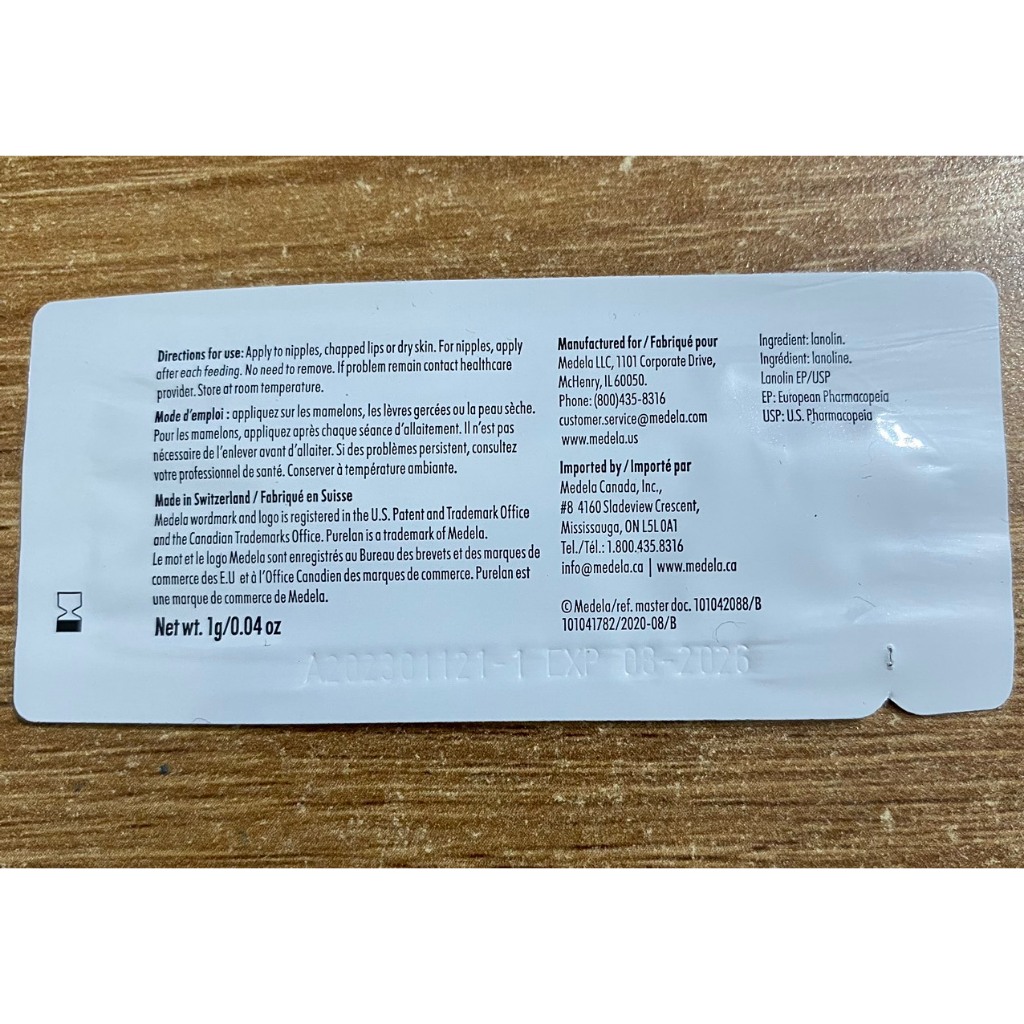 Kem nứt đầu ti medela purelan 100 gói 1g