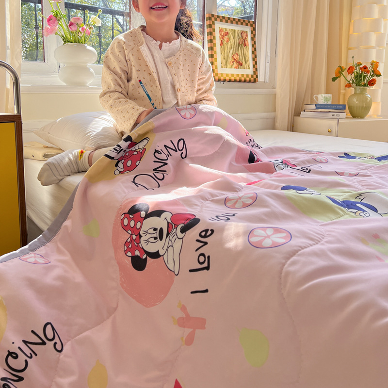 Quà tặng từ thương hiệu Chilux Chăn cotton hình hoạt hình dễ thương cho bé