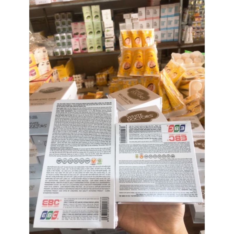 BỘ ĐÔI KEM WHITE DOCTOR SUNBLOCK MAKEUP CHỐNG NẮNG DƯỠNG DA VÀ SKIN LIGHTENING  DƯỠNG TRẮNG DA 40G