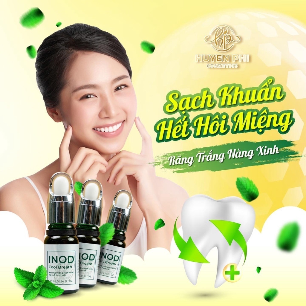 Serum Inod Răng Miệng Huyền Phi - Làm Sạch, Khử Mùi Hôi, Giảm Nhiệt Miệng, Giúp Hơi Thở Thơm Mát