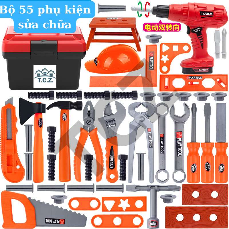 Đồ chơi sửa xe cho bé trai, đồ chơi giáo dục dạy bé học, đồ chơi cho bé 5 tuổi, đồ chơi bé, quà sinh nhật cho bé trai.