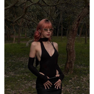 [ Hàng Sẵn- Hoả Tốc] Body Suit 1 mảnh buộc dây cổ MiaBra