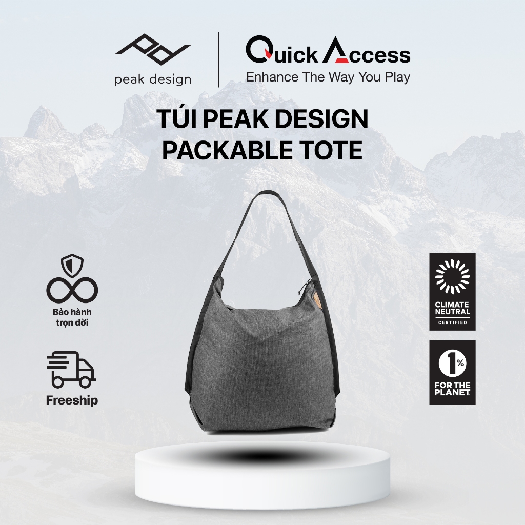 Túi Peak Design Packable Tote - Hàng chính hãng