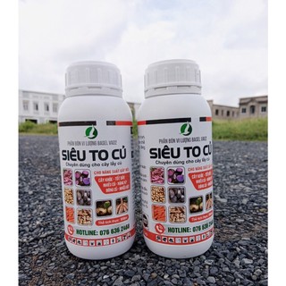 Lớn củ, nặng kí, dưỡng cây - siêu to củ 500ml